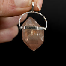 Load image into Gallery viewer, DT Pink Lithium Lemurian Seed Crystal Starbrary Pendant
