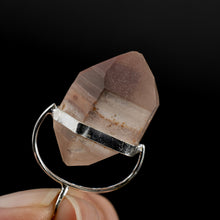 Load image into Gallery viewer, DT Pink Lithium Lemurian Seed Crystal Starbrary Pendant
