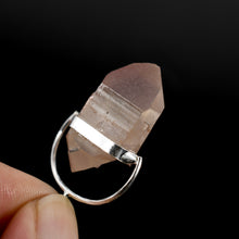 Load image into Gallery viewer, DT Pink Lithium Lemurian Seed Crystal Starbrary Pendant
