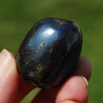 Blue Covellite Crystal Tumbled Stone