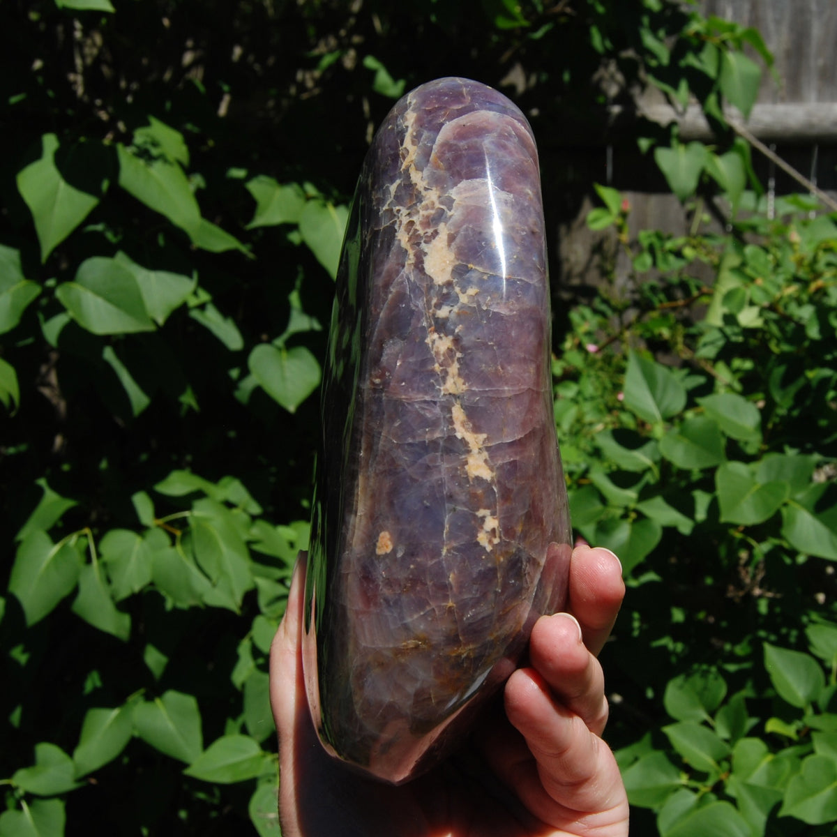 XL Lavender Rose Quartz Crystal Freeform Tower, Purple Rose Quartz, Madagascar