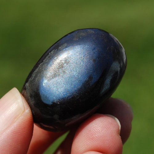 Blue Covellite Crystal Tumbled Stone