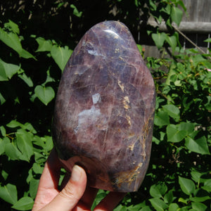 XL Lavender Rose Quartz Crystal Freeform Tower, Purple Rose Quartz, Madagascar