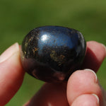 Blue Covellite Crystal Tumbled Stone