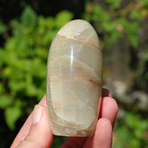 Green Moonstone Garnierite Crystal Freeform Tower