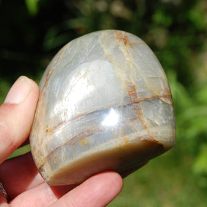 Garnierite Green Moonstone Crystal Freeform Tower