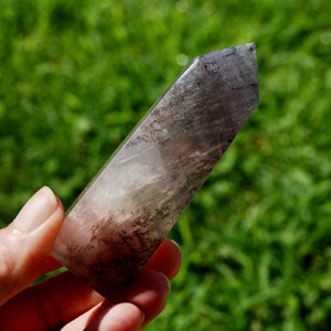 Dendritic Fluorite Crystal Tower, Lavender Pink Fluorite