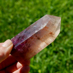 Dendritic Fluorite Crystal Tower, Magenta Pink Fluorite
