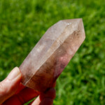 Dendritic Fluorite Crystal Tower, Magenta Pink Fluorite