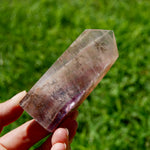 Dendritic Fluorite Crystal Tower, Magenta Pink Fluorite