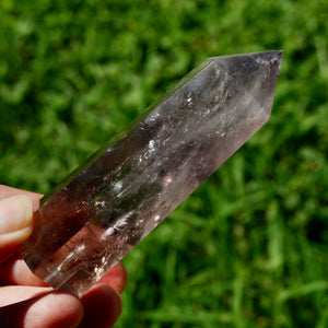 Smoky Amethyst Quartz Crystal Tower