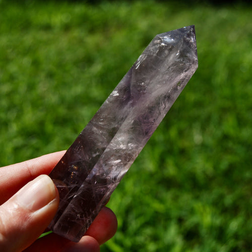 Smoky Amethyst Quartz Crystal Tower