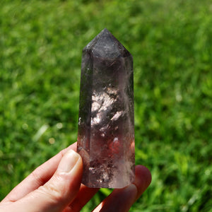 AAA Smoky Amethyst Quartz Crystal Tower, Brazil