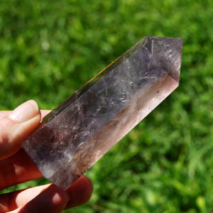 AAA Smoky Amethyst Quartz Crystal Tower, Brazil