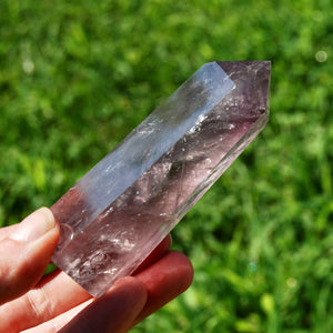 AAA Smoky Amethyst Quartz Crystal Tower, Brazil