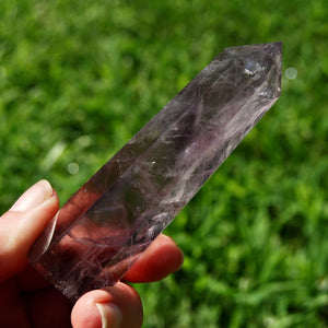 Smoky Amethyst Quartz Crystal Tower