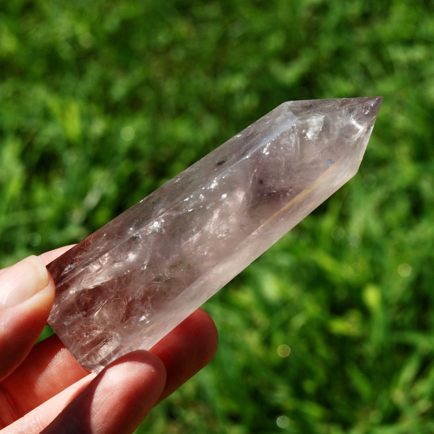 AAA Smoky Amethyst Quartz Crystal Tower, Brazil