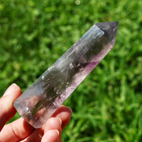 AAA Smoky Amethyst Quartz Crystal Tower, Brazil