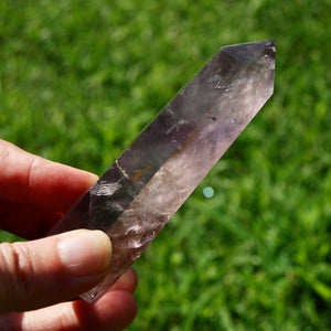 Smoky Amethyst Quartz Crystal Tower