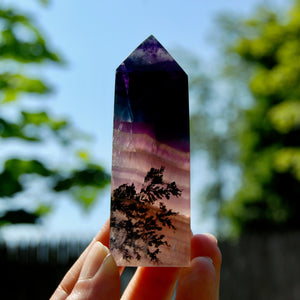 Dendritic Fluorite Crystal Tower