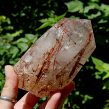 Load image into Gallery viewer, Copper Rutile Quartz Crystal Polished Generator Point, Brazil
