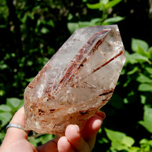 Load image into Gallery viewer, Copper Rutile Quartz Crystal Polished Generator Point, Brazil
