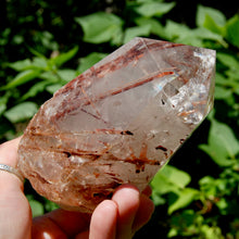 Load image into Gallery viewer, Copper Rutile Quartz Crystal Polished Generator Point, Brazil
