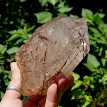 Load image into Gallery viewer, Copper Rutile Quartz Crystal Polished Generator Point, Brazil
