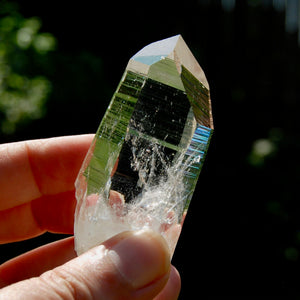 Dow Channeler Blades of Light Lemurian Crystal, Optical Quartz, Colombia