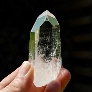 Dow Channeler Blades of Light Lemurian Crystal, Optical Quartz, Colombia