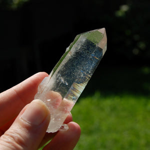 DT ET Cosmic Super Rosetta Stone Lemurian Silver Quartz Crystal Starbrary, Record Keeper Optical Corinto Quartz, Brazil