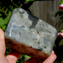 Load image into Gallery viewer, Large Rainbow Spectrolite Labradorite Crystal Freeform Tower
