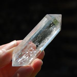 Double Terminated Isis Face Super Clear Quartz Crystal Point