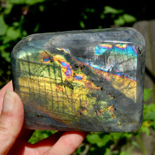 Load image into Gallery viewer, Large Rainbow Spectrolite Labradorite Crystal Freeform Tower
