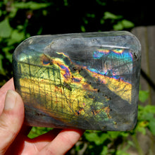 Load image into Gallery viewer, Large Rainbow Spectrolite Labradorite Crystal Freeform Tower
