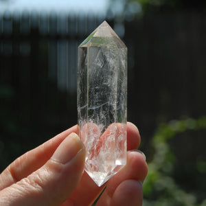 Double Terminated Isis Face Super Clear Quartz Crystal Point