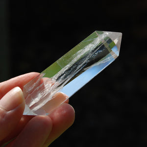 Double Terminated Isis Face Super Clear Quartz Crystal Point