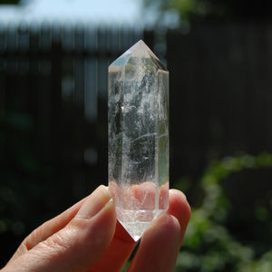 Double Terminated Isis Face Super Clear Quartz Crystal Point