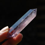 DT Isis Face Smoky Amethyst Quartz Crystal Polished Tabby Point