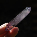 DT Isis Face Smoky Amethyst Quartz Crystal Polished Tabby Point