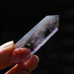 DT Isis Face Smoky Amethyst Quartz Crystal Polished Tabby Point