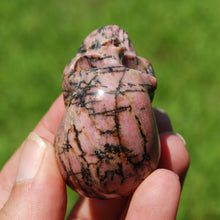 Load image into Gallery viewer, Rhodonite Carved Crystal Skull
