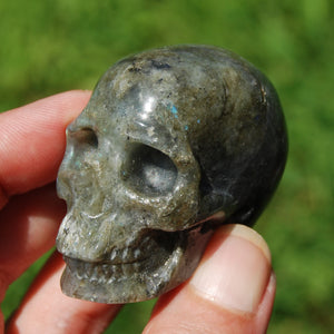 Labradorite Crystal Skull