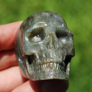 Labradorite Crystal Skull