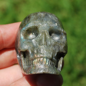 Labradorite Crystal Skull