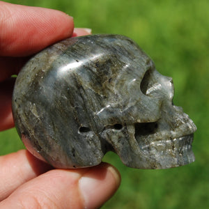 Labradorite Crystal Skull