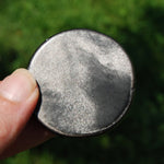 Silver Sheen Obsidian Carved Crystal Sun Moon Face