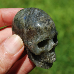 Labradorite Crystal Skull