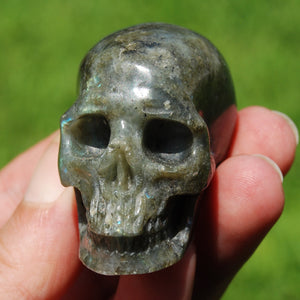 Labradorite Crystal Skull