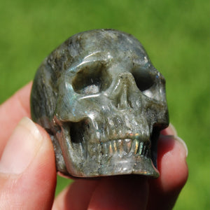 Labradorite Crystal Skull